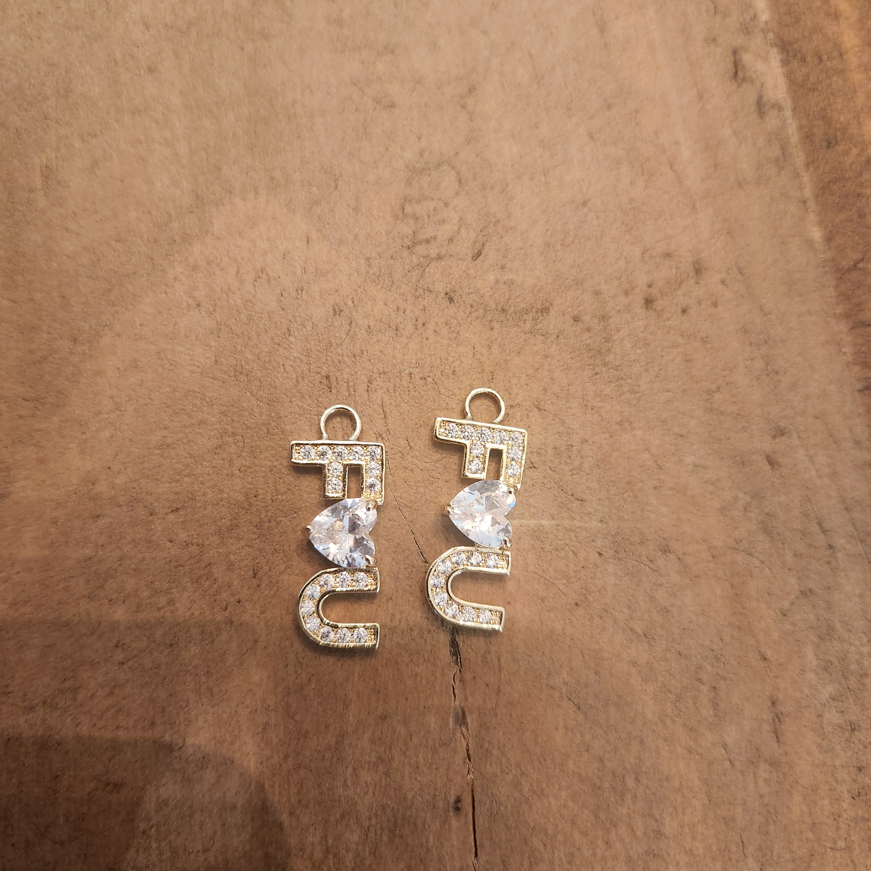 Melinda Maria Gold Fu Earring Charms